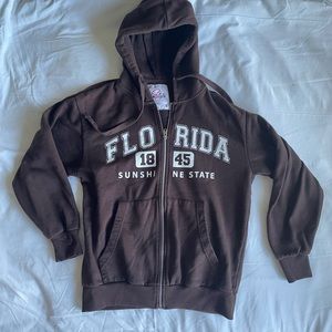 Brown Florida hoodie